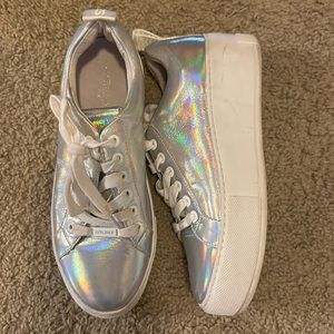 J/Slides Iridescent Platform Sneakers